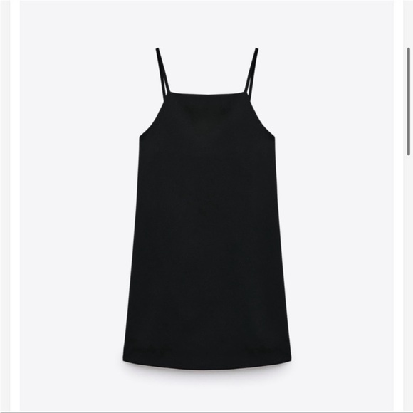 Zara Black Strappy Mini Dress - Picture 6 of 9